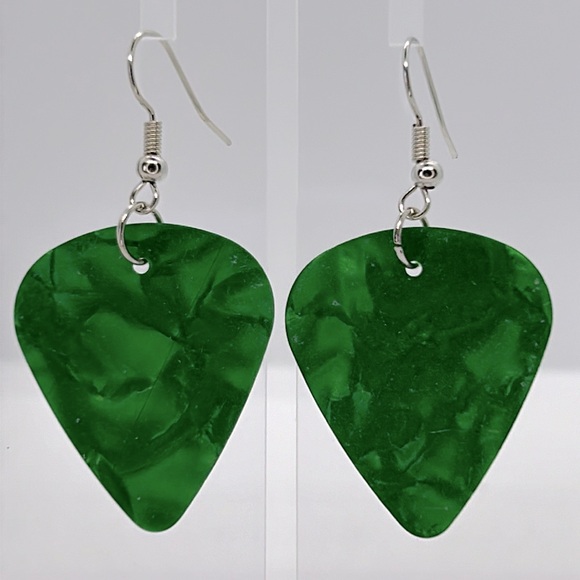Guitar Pick Custom Earrings - Picture 5 of 5